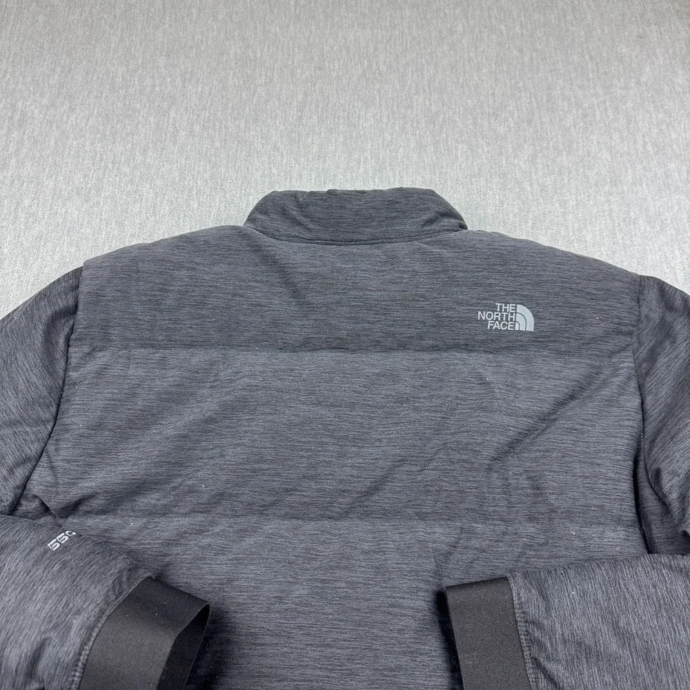 The North‎ Face Jacket Mens Large Gray Eros 550 Goose Down Puffer Light 1/2 Snap